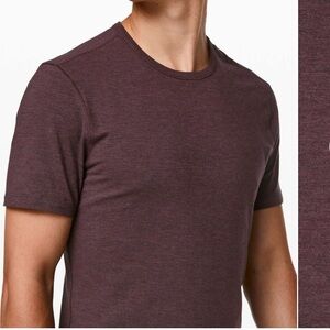 Lululemon 5-Year Basic T-Shirt Size L Maroon ORIGINAL FIT